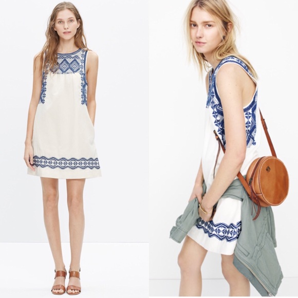 Madewell Dresses & Skirts - Madewell Embroidered Stitchtake Dress